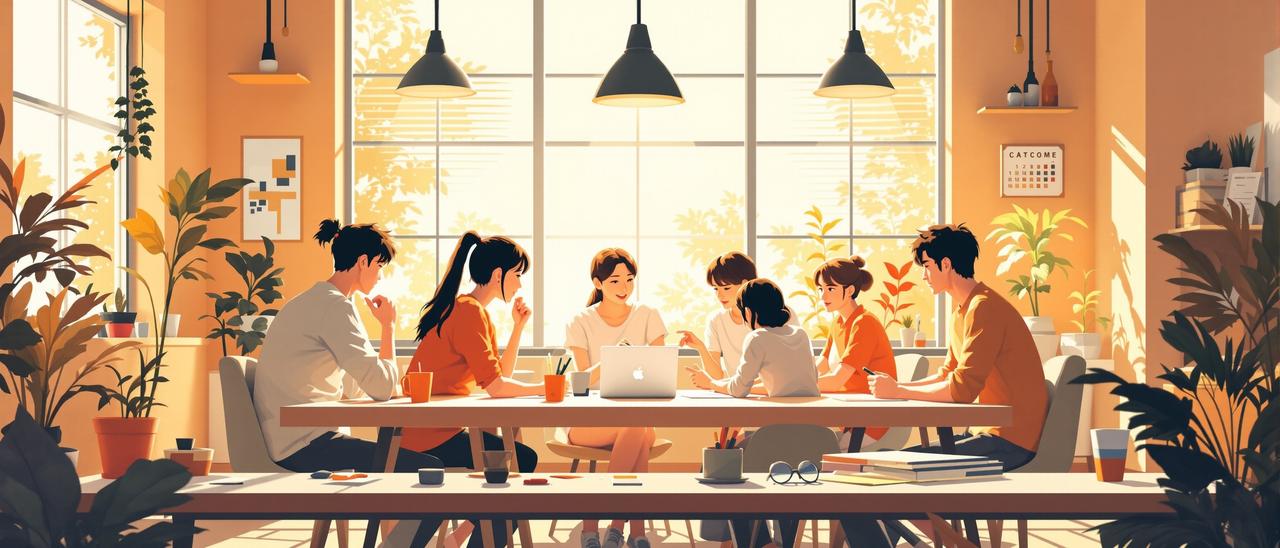 日剧短片 - 公司介绍 日剧短片公司介绍 - 年轻创意团队的工作场景